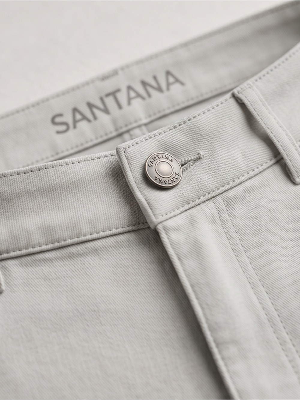 Santana White Stretch Ankle Jeans Women’s Size 12 Waist 33”